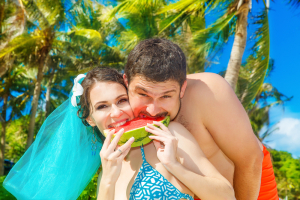 Tropical Wedding: tropische bruiloft in eigen achtertuin