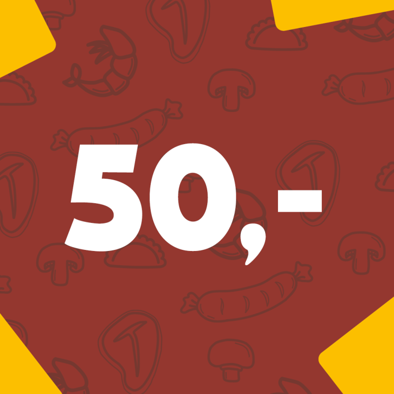 Barbecuebon 50,-