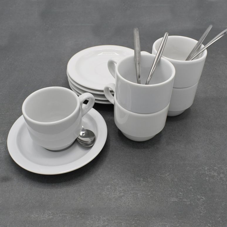 Set kop en schotel (5 stuks)
