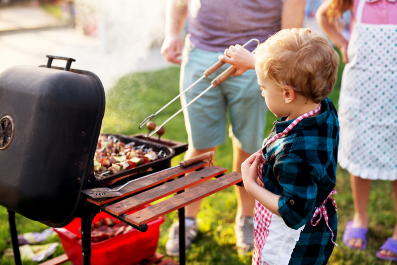 Barbecue quality-time met je kinderen