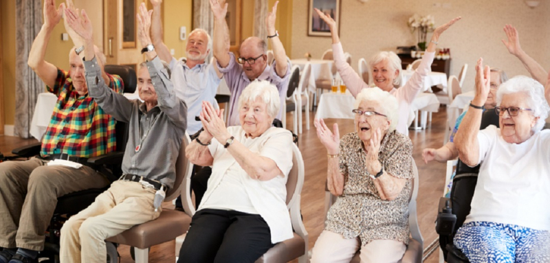 Feest vieren in het zorgcentrum